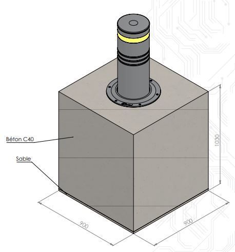 Borne de protection automatique SUMO - R AUTO - Citinnov - Haute résistance aux chocs et fiabilité optimale_2