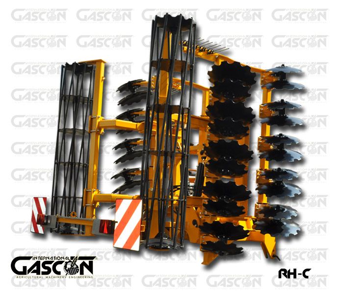 Déchaumeur rapide repliage hydraulique RH - Gascón International - largeur 4.00 à 7.20 m - puissance 180 à 300 CV_1