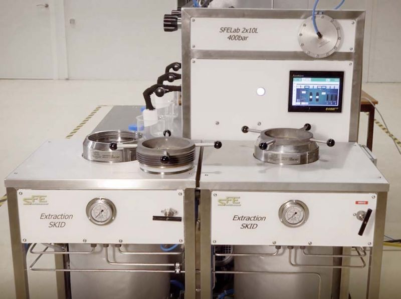 SFE Prod 2x10L 400 bar - Extracteur de laboratoire - SFE Process - Extrait de cannabis_1