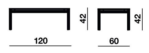 Table basse Offisit T04 grand modèle ! - Blanc_1