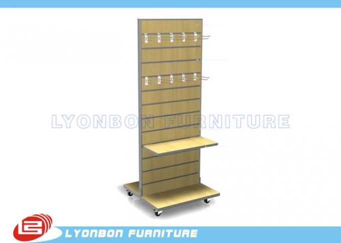 Étagères d'unités de visualisation de Slatwall - Lyonbon - Forces de défense principale en métal - Adaptées aux besoins du client_1