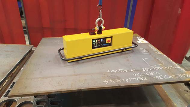 Aimant de levage sur batterie - EPMB 3000L - 3000 kg, commande automatique, portable_2