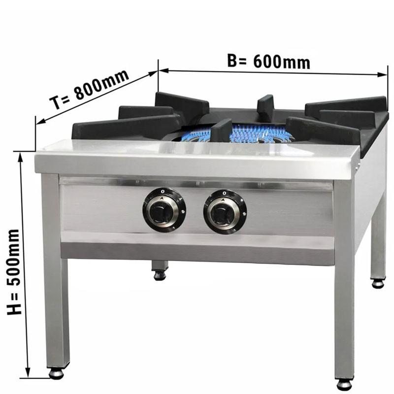 Réchaud à gaz avec 2 brûleurs - 27 kW_1