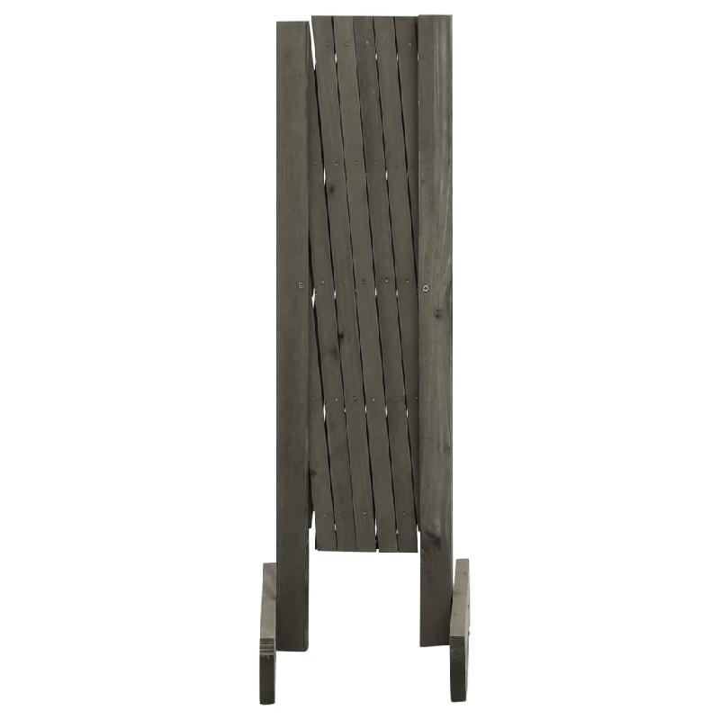 Vidaxl clôture en treillis de jardin gris 120x60 cm bois de sapin 314823_1