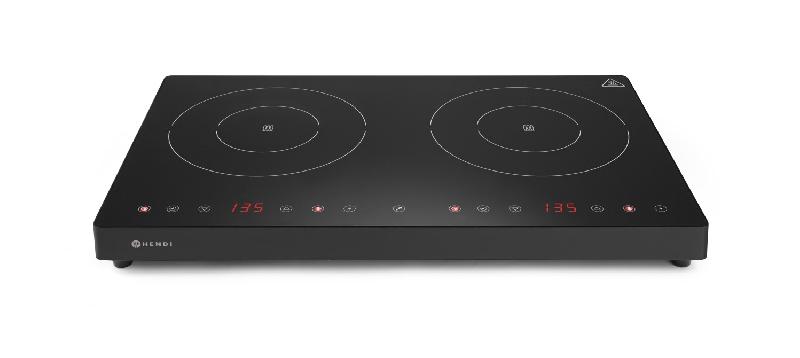 Plaque de cuisson à induction 3500W double Kitchen Line HENDI_1
