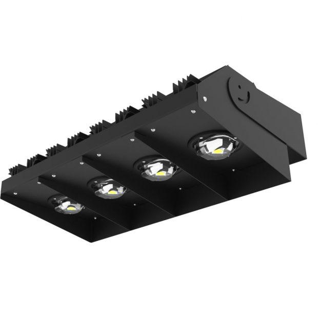 Projecteur LED économique et modulaire pour installations sportives intérieures et extérieures - Lentilles asymétriques - 240W, 27000lm - DARKO_1