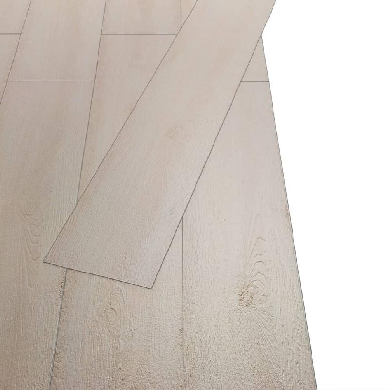 Vidaxl planches de plancher pvc non auto-adhésif chêne blanc classique 245164_1