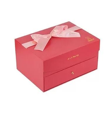 Boîte-cadeau rigide décorative avec revêtement UV des couvercles - or ou argenté - HEIDEL - L30*W20*H10_1