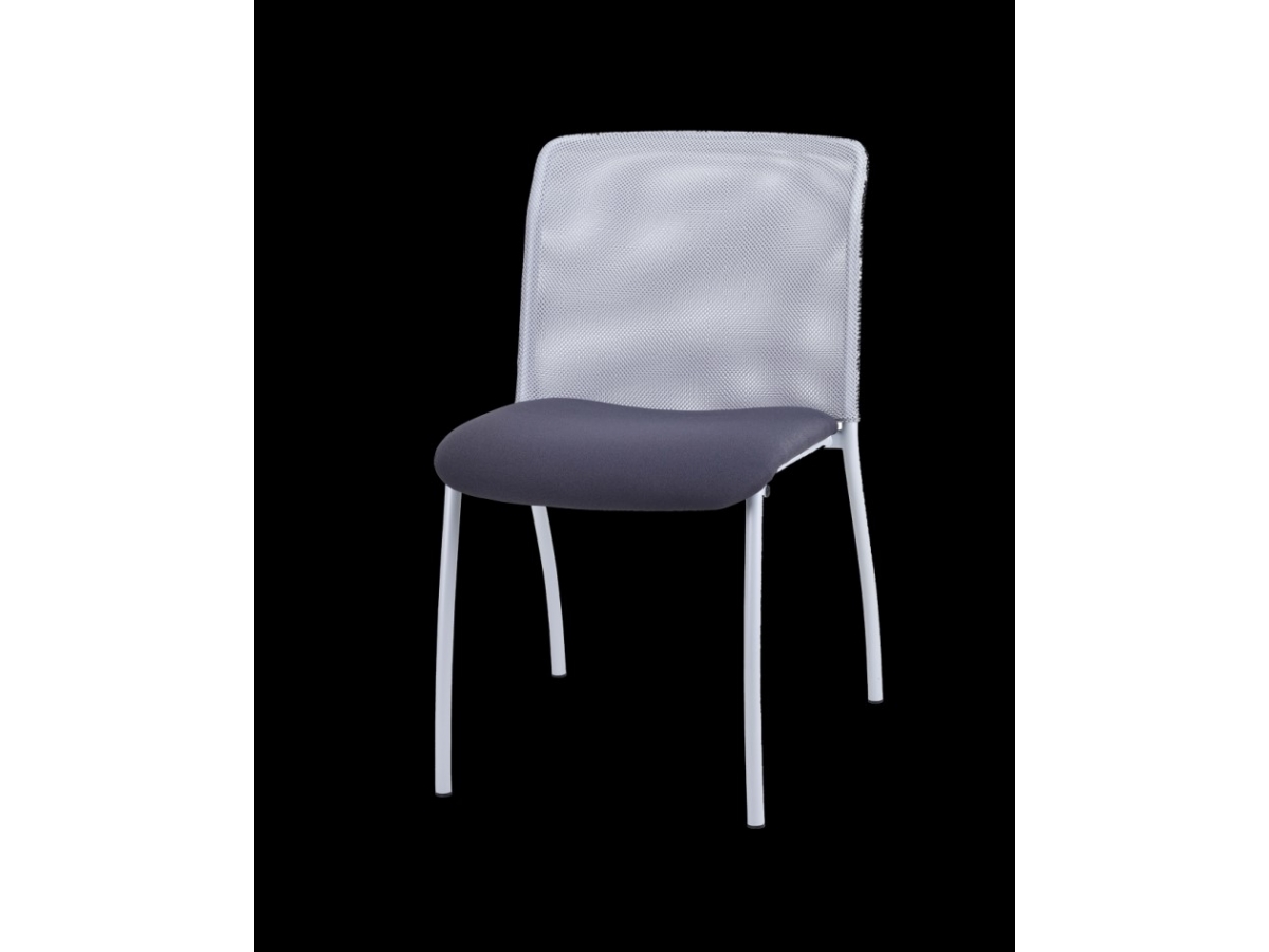 Chaise d'accueil autoportante en résille - GERI - polyvalente et ergonomique, empilable par 4_1