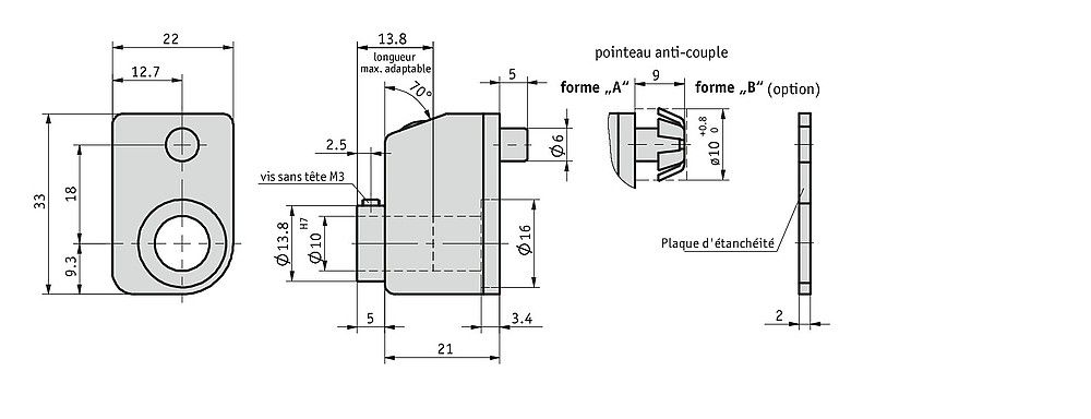 DA02 - Indicateur de position - Siko - affichage électronique compact - arbre creux jusqu'à 10 mm Ø_1