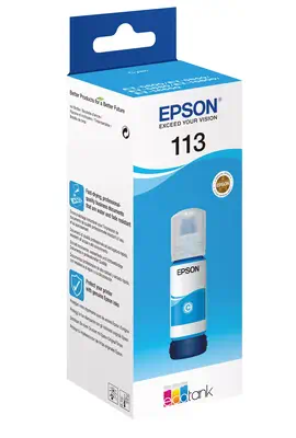 Epson 113 EcoTank Pigment Cyan ink bottle_1