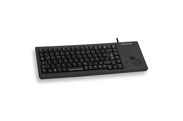 G84-5400 TRACKBALL KEYBOARD Clavier filaire miniature, trackball, USB, noir, AZERTY - FR_1