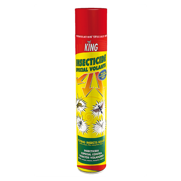 Insecticide volants (mites/guepes/mouches/moustiques) king aer 750ml_1