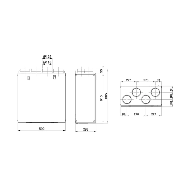Kit filtres de remplacement pour VMC InspirAIR® Top 210 - Aldes - 11027122_1