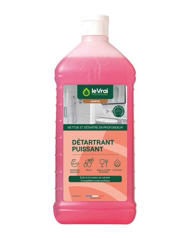 Lvp detartrant puissant concentre pour sanitaires ph : 0,5 / 1,5 (4531) flacon de 1l_1