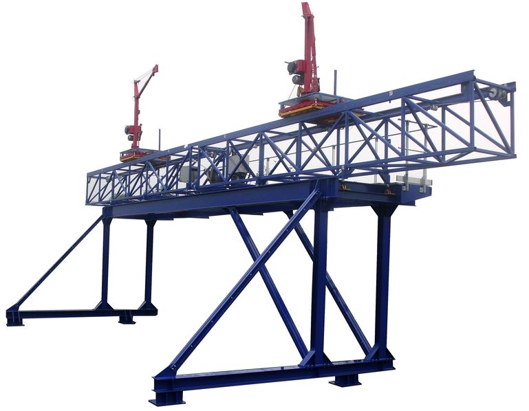 Passerelle et grues de manutention - MT Concept - acier peint - 5,8 tonnes - CMU : 2x 300 kg_0