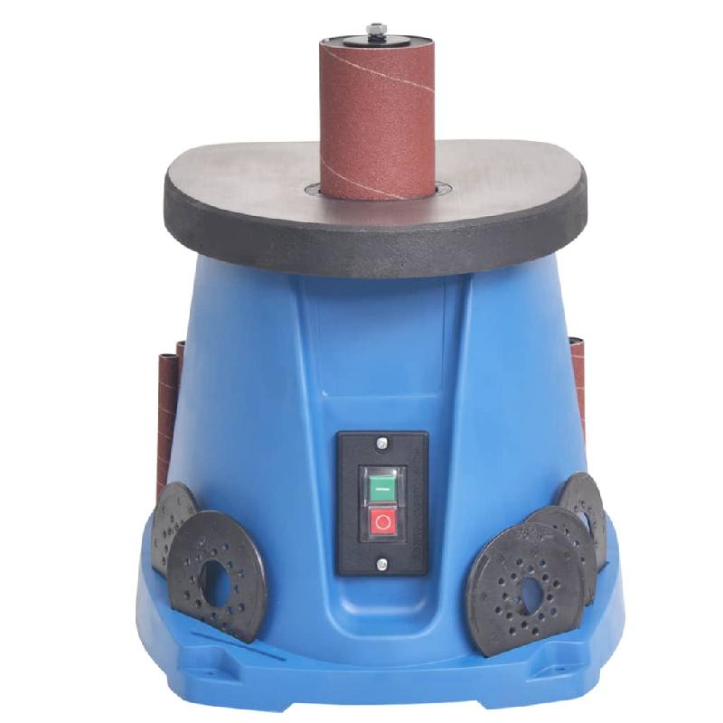 Vidaxl ponceuse à axe oscillant 450 w bleu 142709_1