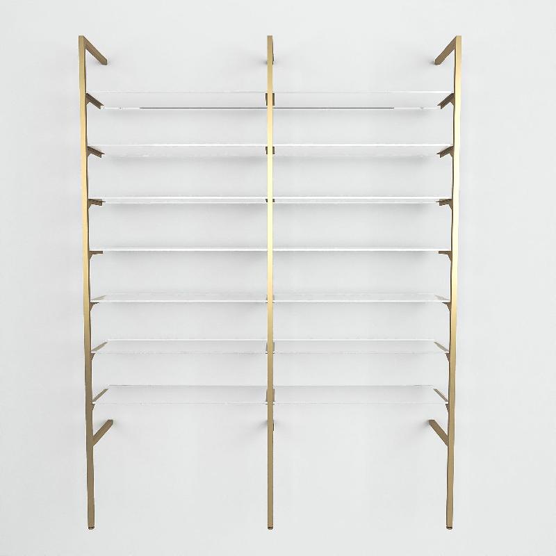 Élément suivant Queen Vogue or 7 tablettes verre L90xH240cm_1