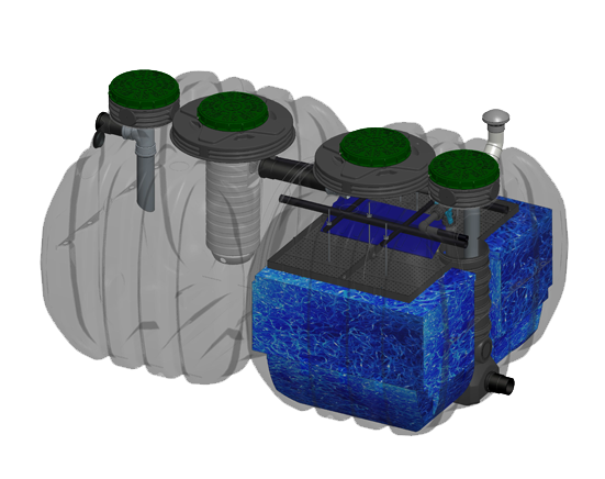 Filtre compact actifiltre® - 6 EH - assainissement des eaux usées domestiques - PEHD ultra-robuste_1