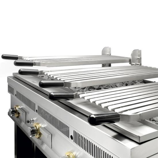 Grill pierre de lave à gaz sur meuble Royal Grill | Mainho -_1