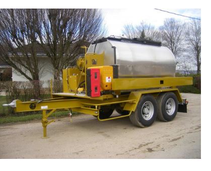 Remorque ou semi-remorque routière 1 à 3 essieux pour équipements de travaux publics et machines_1