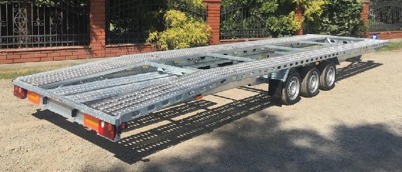 Remorque porte voiture-plateau - 8,00 x 2,10 m - 3500 kg - TAURUS DUO 80 35 3_1