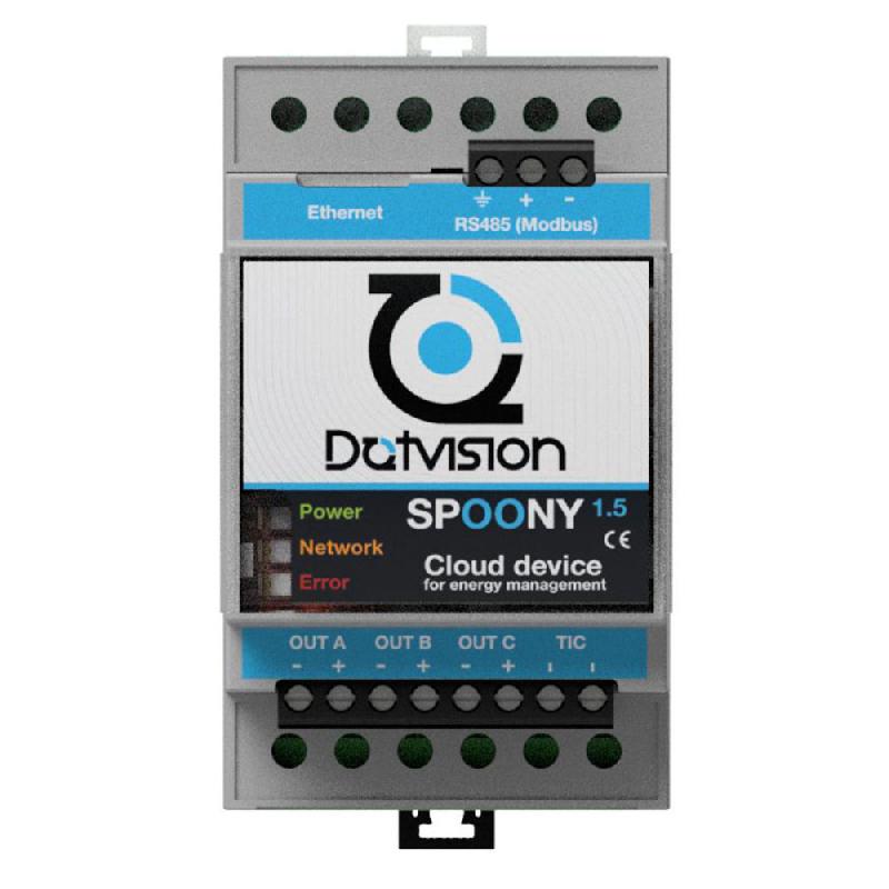 SPOONY-SERIE - Compteur d'énergie intelligent triphasé et monophasé, multi-protocole filaire et IoT avec passerelle intégrée_1