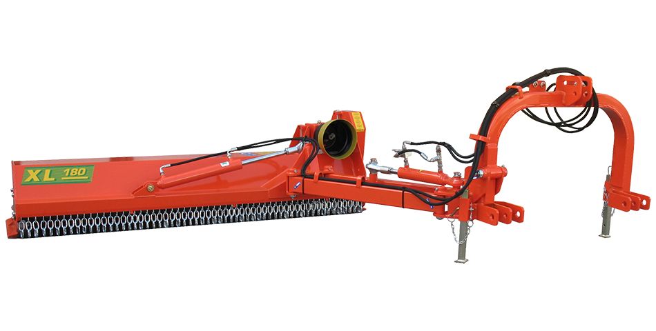 Xl - xzl broyeur forestier Agrimaster - boîte d’engrenages à roue libre, rouleau arrière Ø140, couteaux ou masses au choix_1