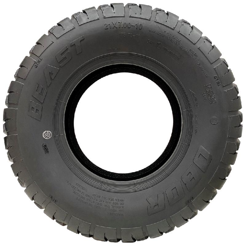 21x7.00-10 OBOR Beast 6ply Pneu tubeless avant_1