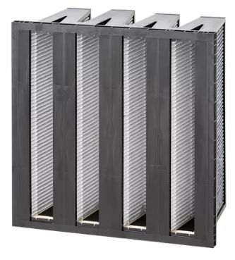 Citycarb i - filtre de ventilation compact en V - Camfil - hauteur : 592 mm - filtration particulaire et moléculaire_0