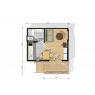 Grenoble - studio de jardin - id maison bois - toit deux pans 20m2_1