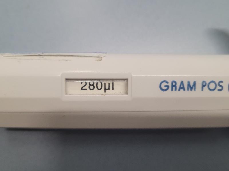 Pipette de laboratoire BIOMERIEUX V1222 GRAM NEG (-) 280 µl_1