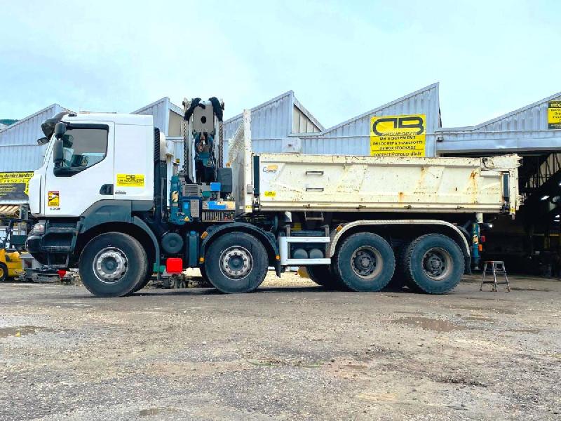 RENAULT kerax 8x4 520 bibenne cif grue cormach_1