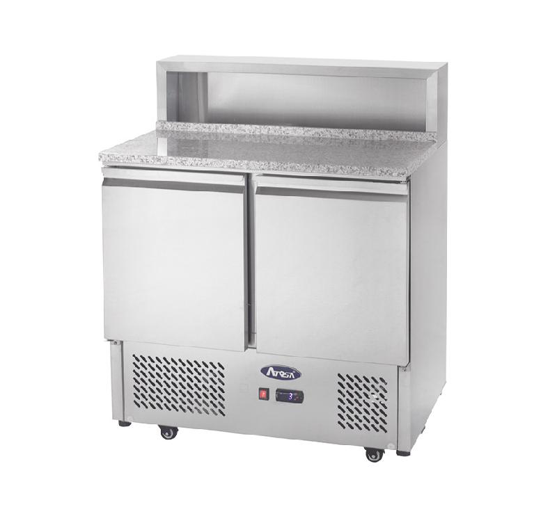 Table à pizza 2 portes GN1/1 Pour bac 1/3 Atosa_1