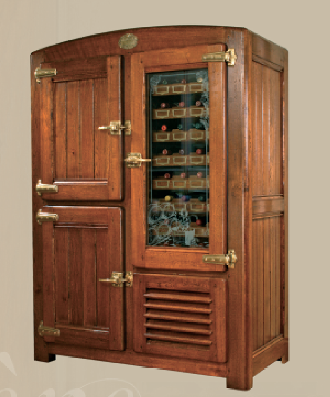 Armoire réfrigérée vintage 2 portillons et 1 porte - la glacière - odic_1