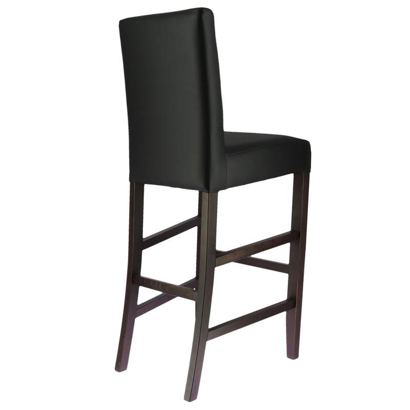 Chaise haute de restaurant capitonnée Cordoue - NOIR_1