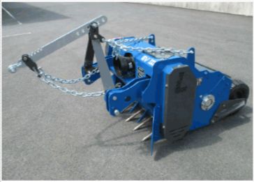 Largeur de coupe réglable de 0.9 à 2m du broyeur GV III Lagarde