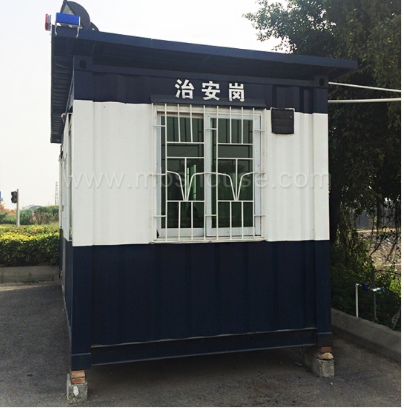 Maison de garde de sentinelle - Châssis en acier - Isolation thermique et résistance au feu classe A_1