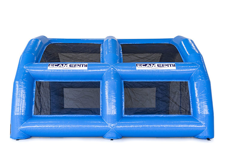 Tente drone gonflable - ECA EPMI avec filets et porte en velcro pour utilisation intérieure_1