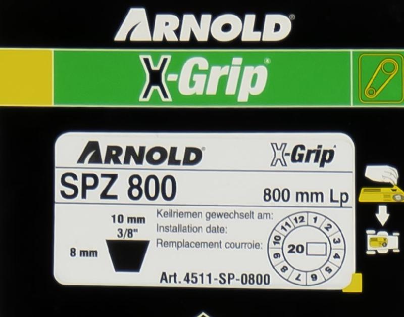 Courroie trapézoïdale X-Grip V - type SPZ 800_1