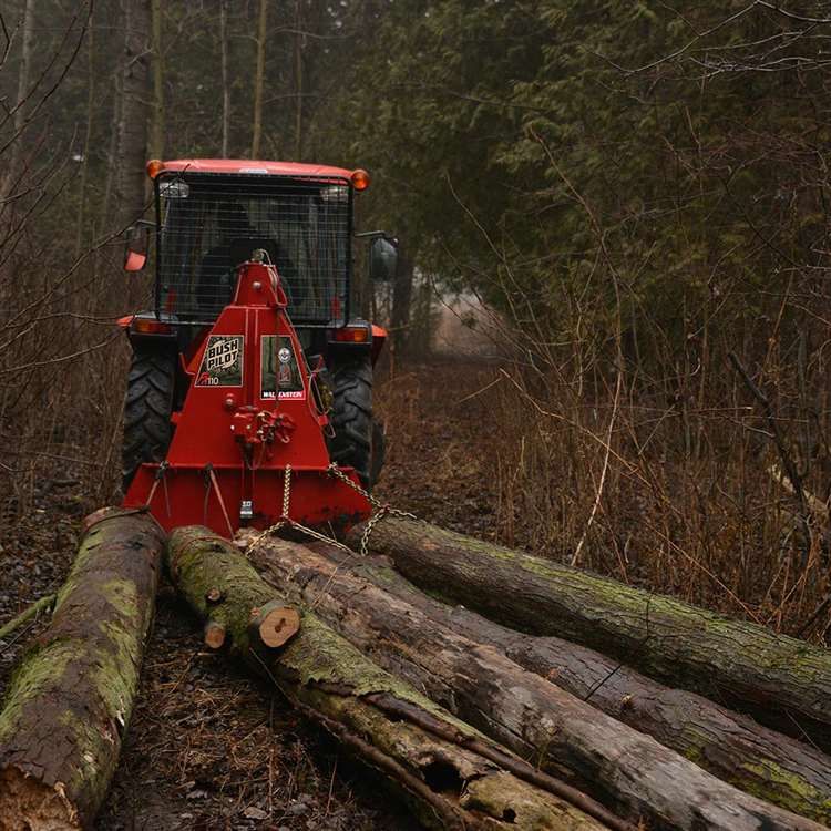 Treuil Wallenstein Fx110 avec chaînes et système de poulie