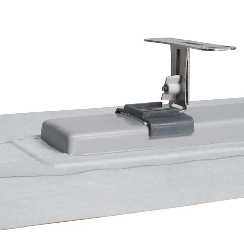 Schütte siphon de sol de douche avec couvercle en inox 95,5 cm 435050_1