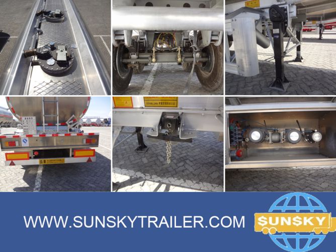 Ss9300gryx - Remorque citerne aluminium 30 000L - Xiamen Sunsky Trailer Co., Ltd - 3 essieux_1