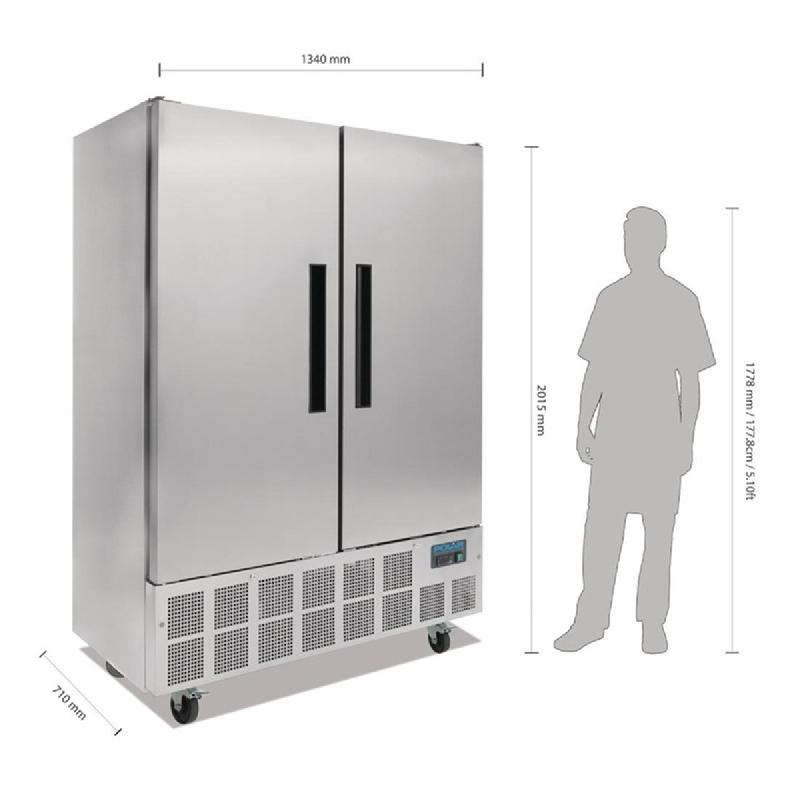 Armoire réfrigérée positive 2 portes 960L Série G | Polar - GD879_1
