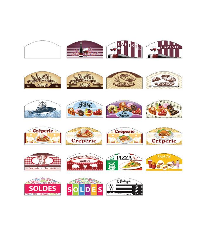 Chevalet stop trottoir avec ardoises amovibles et bandeaux personnalisés - 127 x 60 cm - Référence : PFN52PIN_1