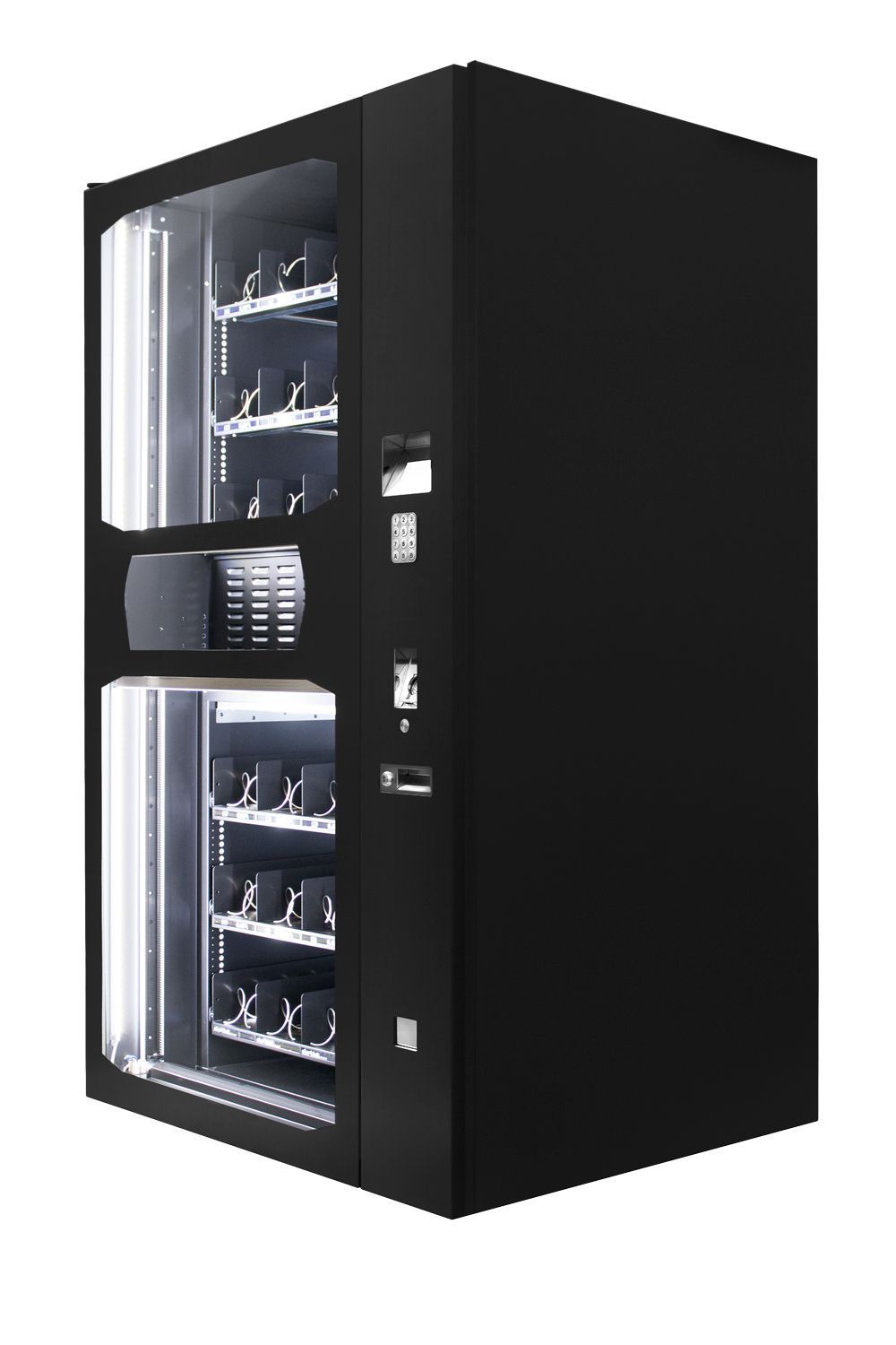 Distributeur automatique de produits fragiles - 6 plateaux - réfrigération bi-zone -  AD10_1