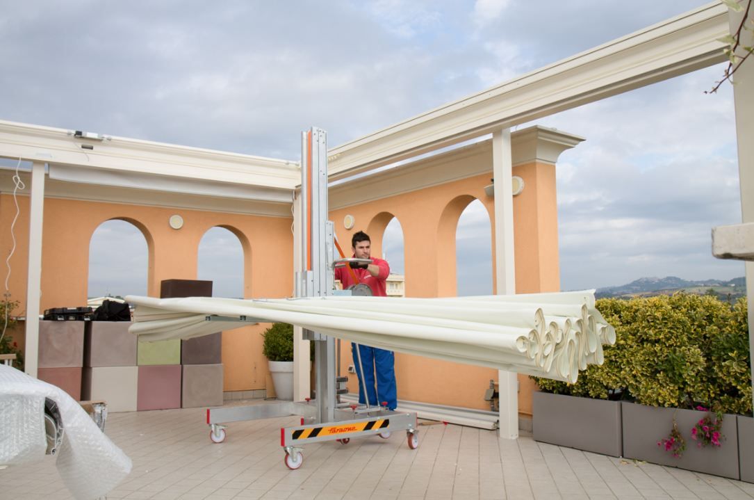 Élévateur de charge HW Big - Faraone - aluminium, capacité 250 kg, compact et facile à déplacer_1