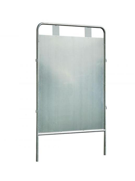 Panneau d'affichage électoral - Dimensions variées - Tube rond Ø35mm ou carré 30x30mm - Galvanisé à chaud_1