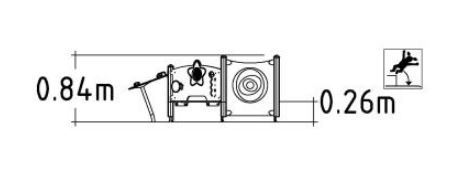 Panneau d'éveil Unimini Jorros réf-8046232 - HAGS - structure pour aire de jeux pour enfants 1-5 ans_1