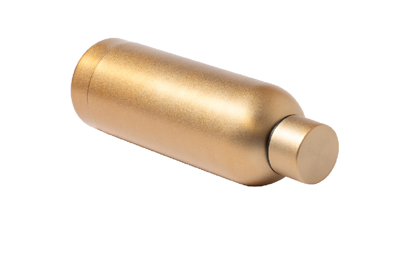 Bouteille en acier inoxydable - 800 ml - Couleur dorée - Poids 184 g_1